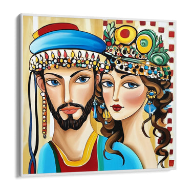 Quadro Stampa su Tela Amanti Arabi - CupidoDesign