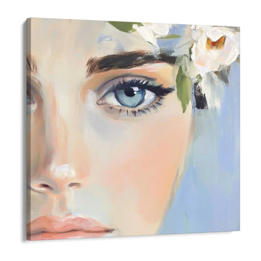 Quadro Stampa su Tela Amore Floreale - CupidoDesign