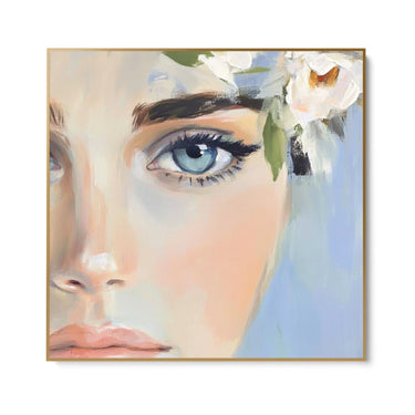 Quadro Stampa su Tela Amore Floreale - CupidoDesign