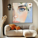 Quadro Stampa su Tela Amore Floreale - CupidoDesign