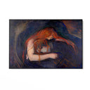 Quadro Stampa su Tela Amore e Dolore, Edvard Munch - CupidoDesign