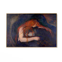 Quadro Stampa su Tela Amore e Dolore, Edvard Munch - CupidoDesign