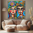 Quadro Stampa su Tela Anime Colorate - CupidoDesign