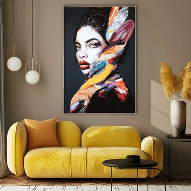 Quadro Stampa su Tela Anime di Colore - CupidoDesign