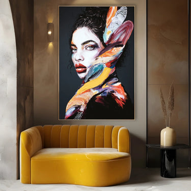 Quadro Stampa su Tela Anime di Colore - CupidoDesign