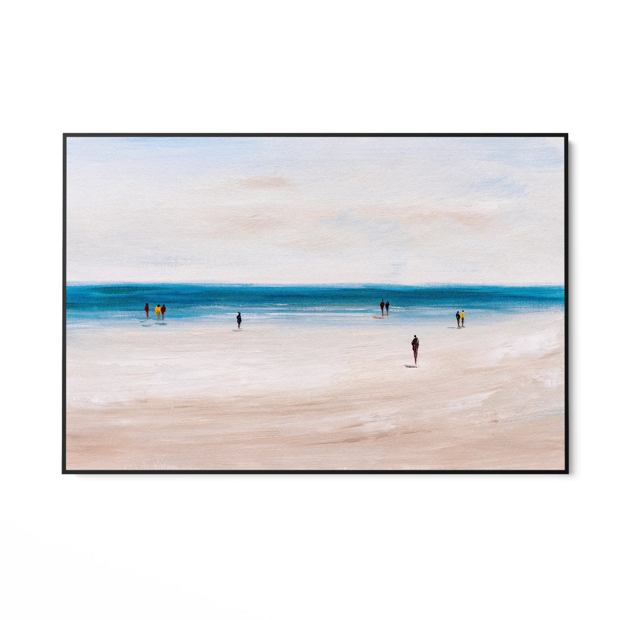 Quadro Stampa su Tela Anime sulla Spiaggia - CupidoDesign