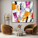 Quadro Stampa su Tela Arancione Soave - CupidoDesign