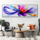 Quadro Stampa su Tela Arcobaleno Floreale - CupidoDesign
