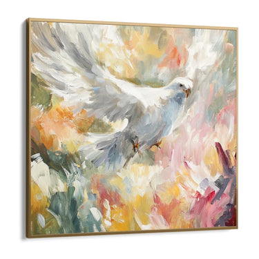 Quadro Stampa su Tela Ascesa Bianca - CupidoDesign