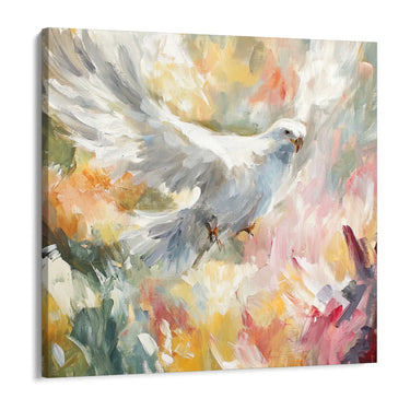 Quadro Stampa su Tela Ascesa Bianca - CupidoDesign