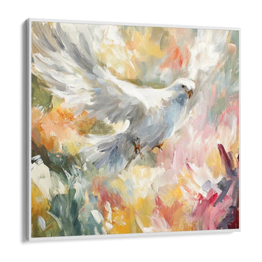 Quadro Stampa su Tela Ascesa Bianca - CupidoDesign