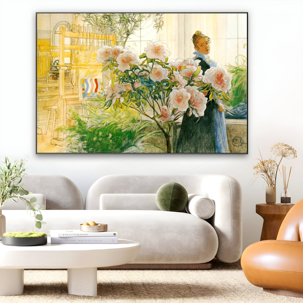 Quadro Stampa su Tela Azalea, Carl Larsson - CupidoDesign
