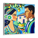 Quadro Stampa su Tela Bacio a Taormina - CupidoDesign