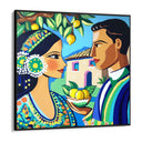Quadro Stampa su Tela Bacio a Taormina - CupidoDesign