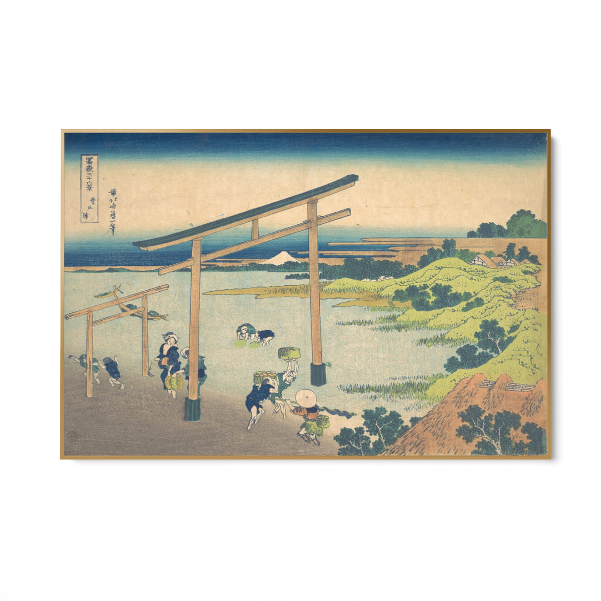 Quadro Stampa su Tela Baia di Noboto, Katsushika Hokusai - CupidoDesign