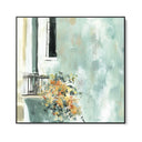 Quadro Stampa su Tela Balcone in Fiore - CupidoDesign