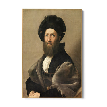 Quadro Stampa su Tela Baldassare Castiglione, Raffaello Sanzio - CupidoDesign