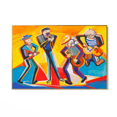 Quadro Stampa su Tela Banda in movimento - CupidoDesign