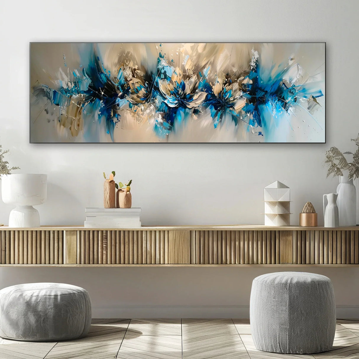 Quadro Stampa su Tela Battito Fiorito - CupidoDesign