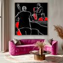 Quadro Stampa su Tela Battito Ritmico - CupidoDesign