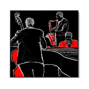 Quadro Stampa su Tela Battito Ritmico - CupidoDesign