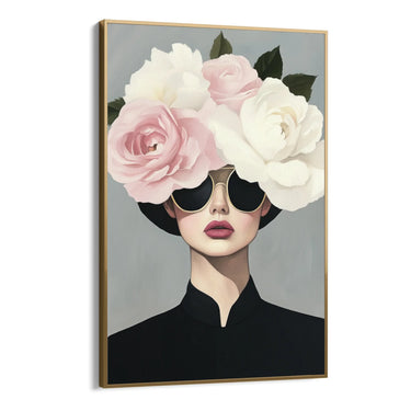 Quadro Stampa su Tela Beautiful Queen - CupidoDesign