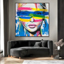 Quadro Stampa su Tela Bellezza Indecifrabile - CupidoDesign