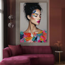 Quadro Stampa su Tela Bellezza Piumata - CupidoDesign