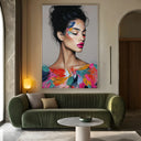 Quadro Stampa su Tela Bellezza Piumata - CupidoDesign