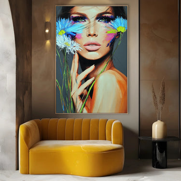 Quadro Stampa su Tela Bellezza Radiosa - CupidoDesign