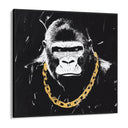 Quadro Stampa su Tela Black Gorilla - CupidoDesign