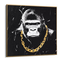 Quadro Stampa su Tela Black Gorilla - CupidoDesign