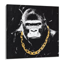 Quadro Stampa su Tela Black Gorilla - CupidoDesign