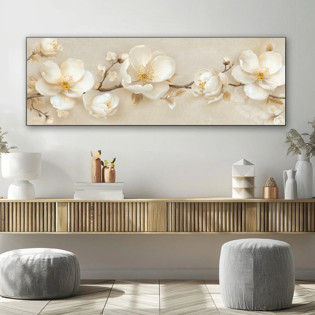 Quadro Stampa su Tela Boccioli Luminosi - CupidoDesign
