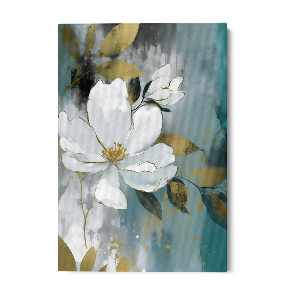 Quadro Stampa su Tela Bocciolo celeste - CupidoDesign
