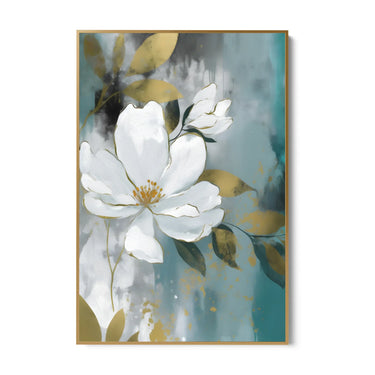 Quadro Stampa su Tela Bocciolo celeste - CupidoDesign