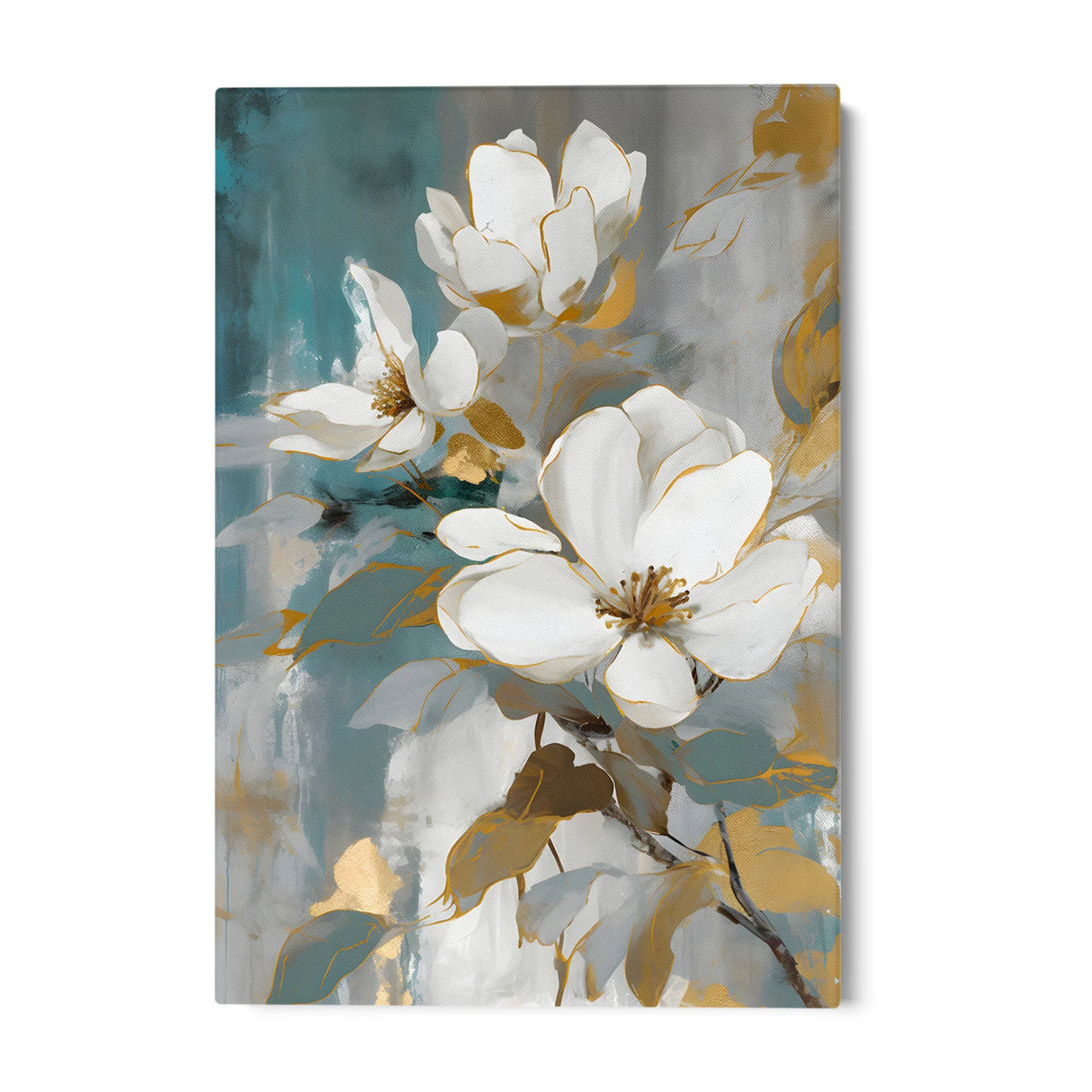 Quadro Stampa su Tela Bocciolo celeste - CupidoDesign