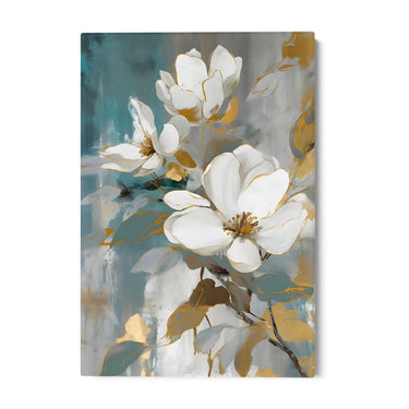 Quadro Stampa su Tela Bocciolo celeste - CupidoDesign