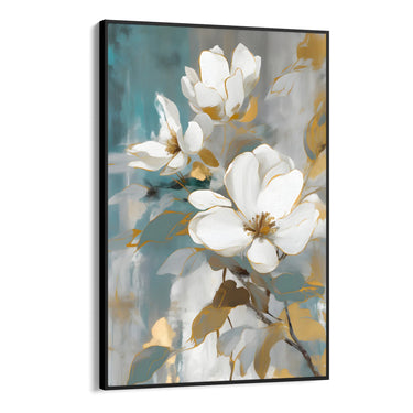 Quadro Stampa su Tela Bocciolo celeste - CupidoDesign