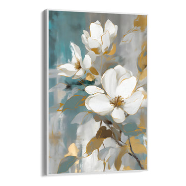 Quadro Stampa su Tela Bocciolo celeste - CupidoDesign