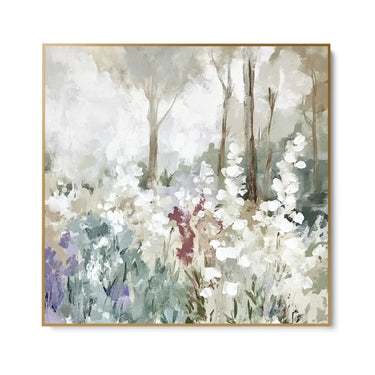 Quadro Stampa su Tela Bosco Bianco - CupidoDesign