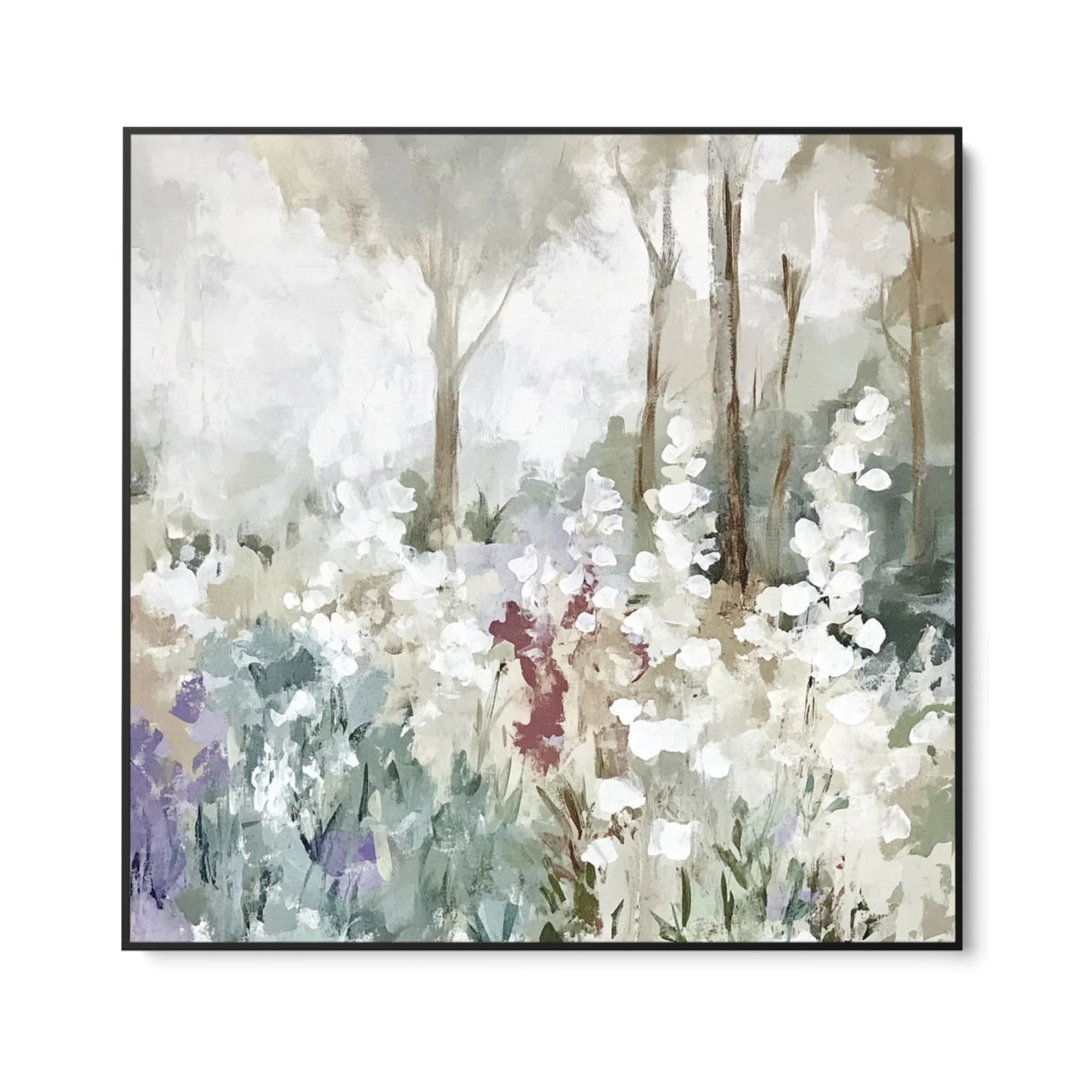 Quadro Stampa su Tela Bosco Bianco - CupidoDesign
