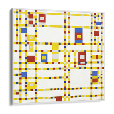 Quadro Stampa su Tela Broadway Boogie-Woogie, Piet Mondrian - CupidoDesign