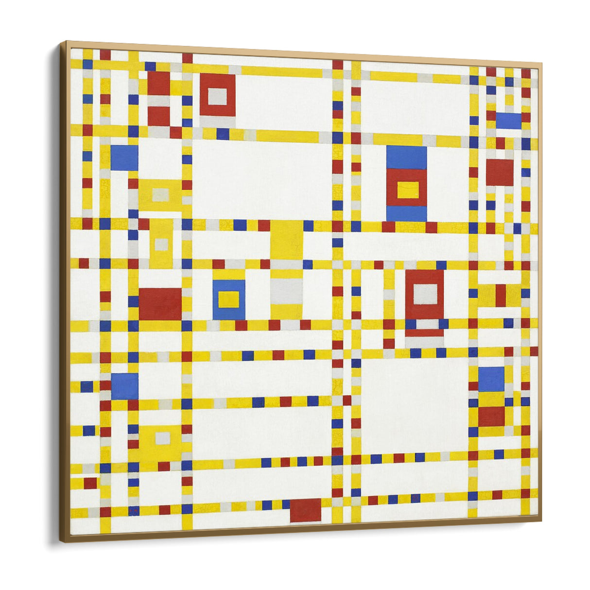 Quadro Stampa su Tela Broadway Boogie-Woogie, Piet Mondrian - CupidoDesign
