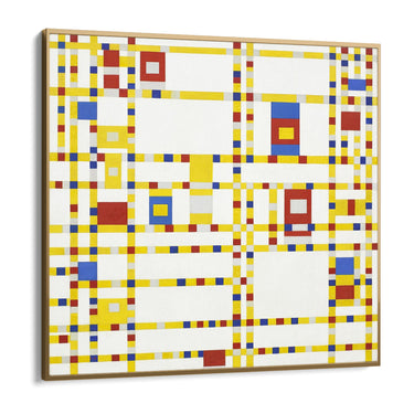 Quadro Stampa su Tela Broadway Boogie-Woogie, Piet Mondrian - CupidoDesign