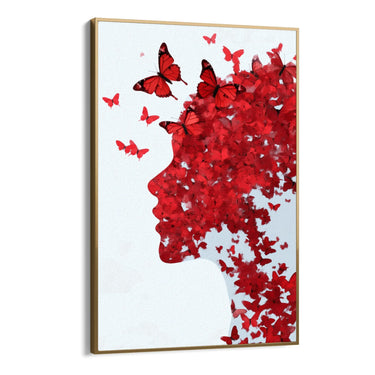 Quadro Stampa su Tela Butterfly Effect - CupidoDesign