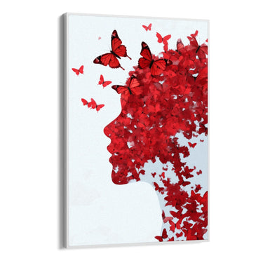 Quadro Stampa su Tela Butterfly Effect - CupidoDesign
