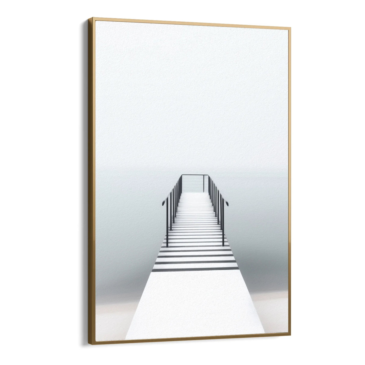 Quadro Stampa su Tela Calma Azzurra - CupidoDesign