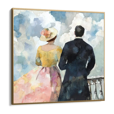 Quadro Stampa su Tela Camminata Retrò - CupidoDesign