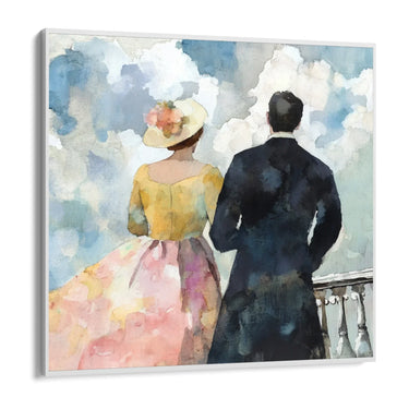 Quadro Stampa su Tela Camminata Retrò - CupidoDesign